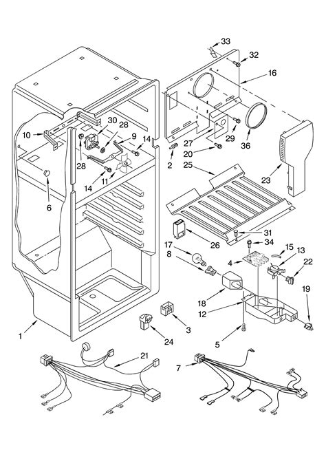 Whirlpool 3. . Whirlpool refrigerator parts diagram